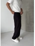 Siyah Gabardin Ekstra Bol Baggy