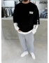 Siyah Mind 6 Oversize Sweat