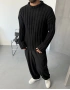 Siyah Premium Nordic Oversize Kazak