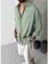 Yeşil Modal Oversize Gömlek