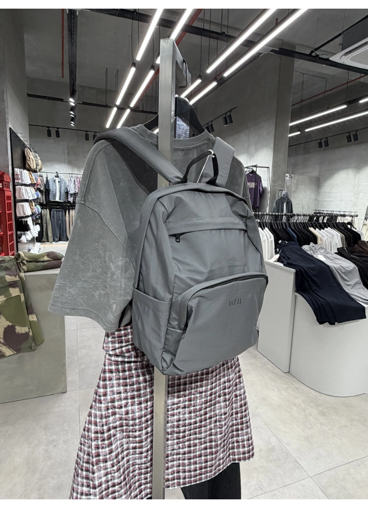 Gri Old School Sırt Çantası