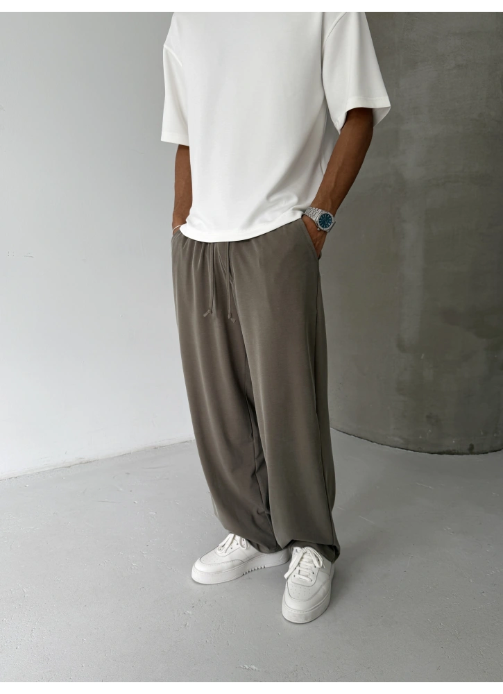 Haki Premium Modal Kumaş Baggy