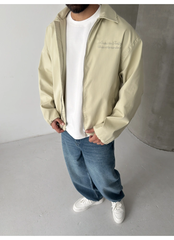 Yeşil Golden Oversize Bonber Ceket