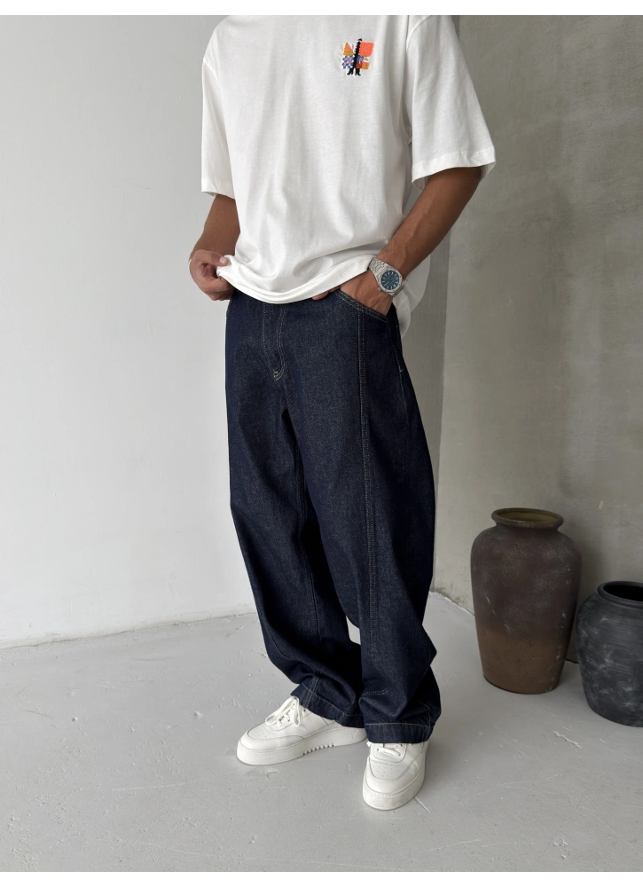 Lacivert Premium Süper Baggy