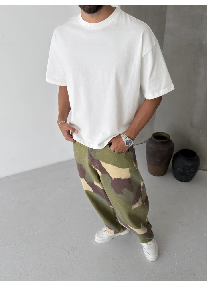 Beyaz Boxy Oversize T-shirt