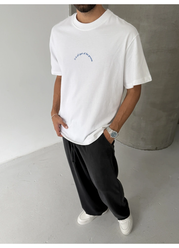 Beyaz Process Oversize Tshirt