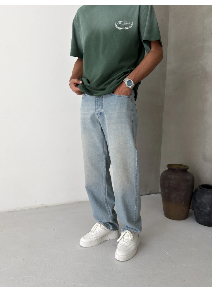 Buz Mavi Regular Baggy Jean