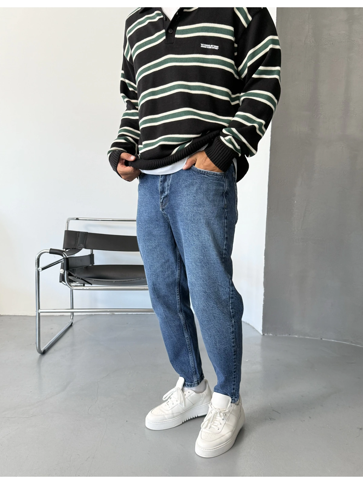 Mavi Denim Yıkamalı Boyfriend Jean