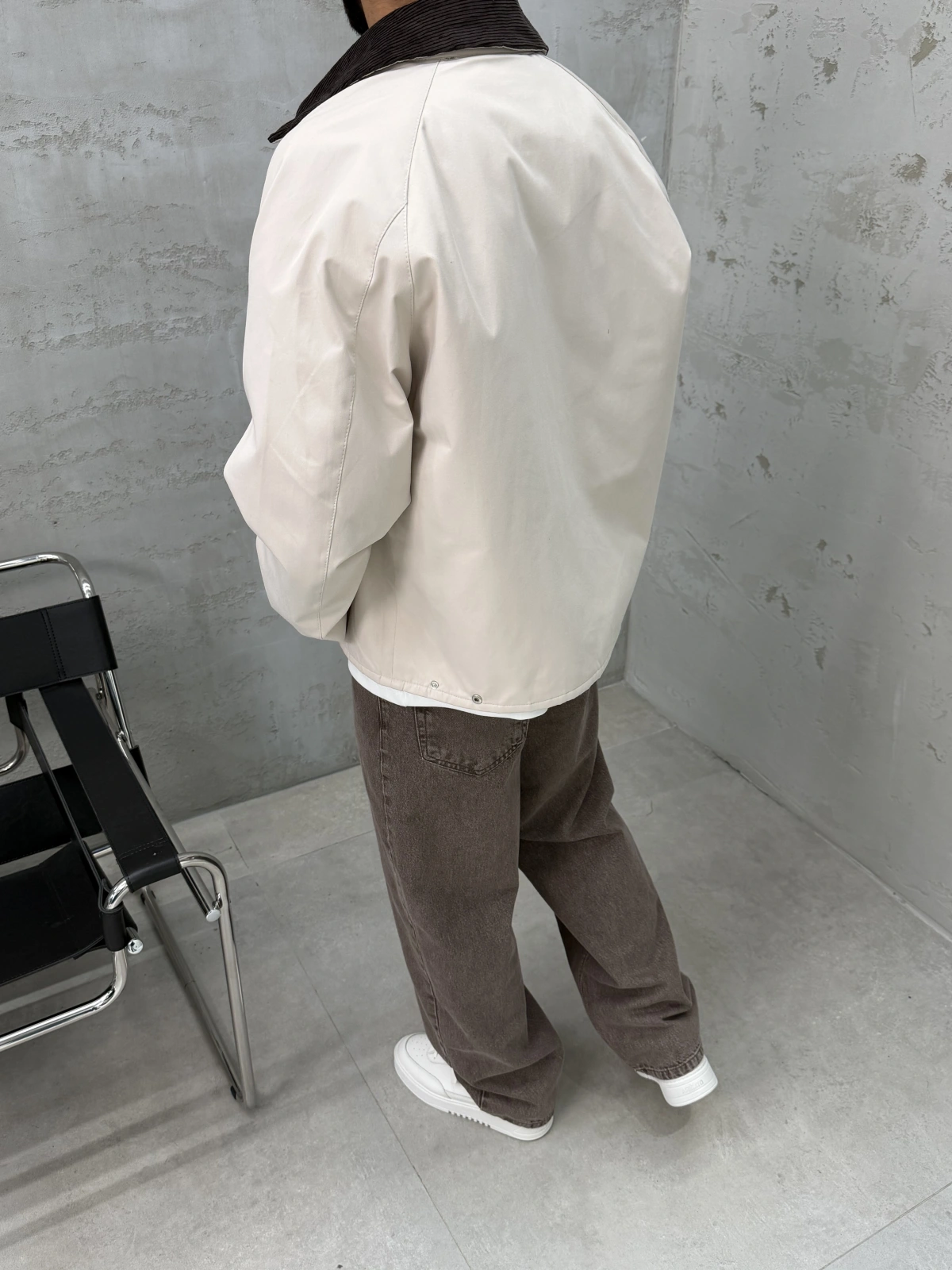 Krem Premium Oversize Ceket