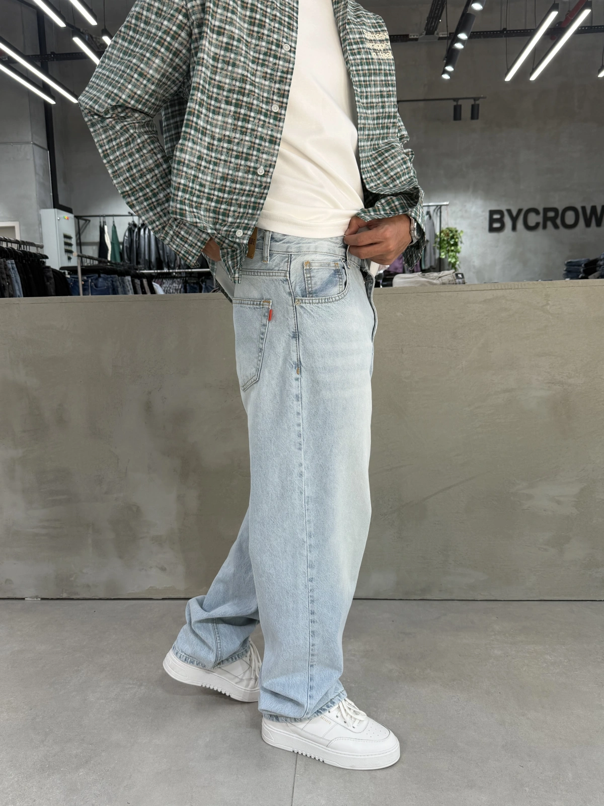 Buz Mavi Street Bol Kalıp Baggy Jean