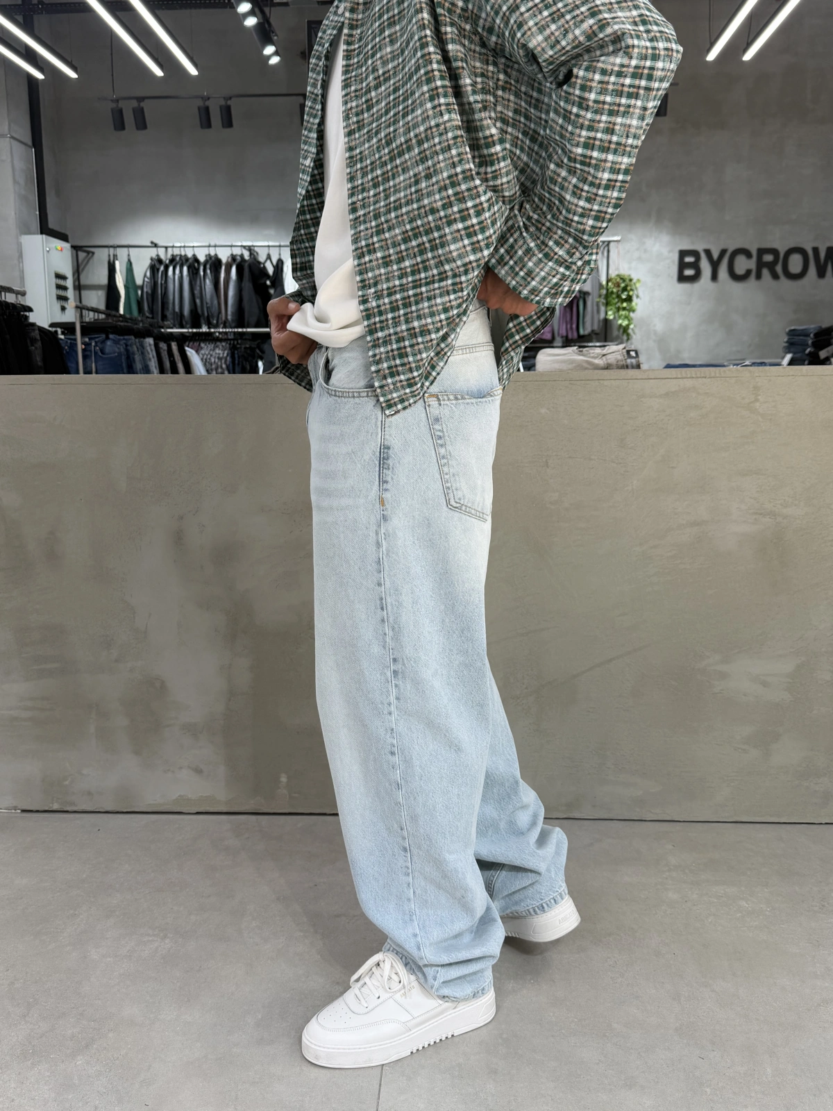 Buz Mavi Street Bol Kalıp Baggy Jean