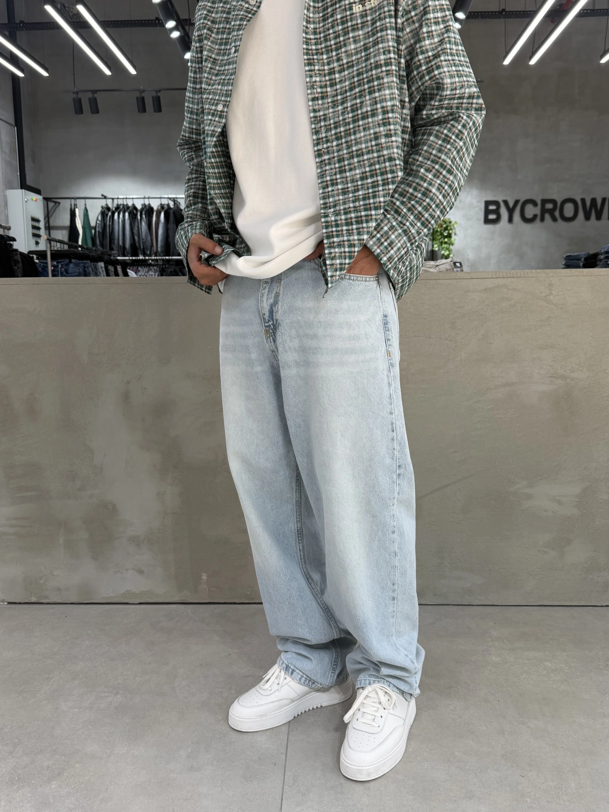 Buz Mavi Street Bol Kalıp Baggy Jean