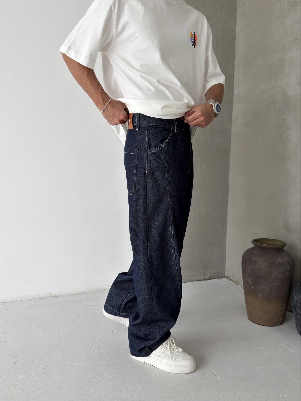 Lacivert Premium Süper Baggy