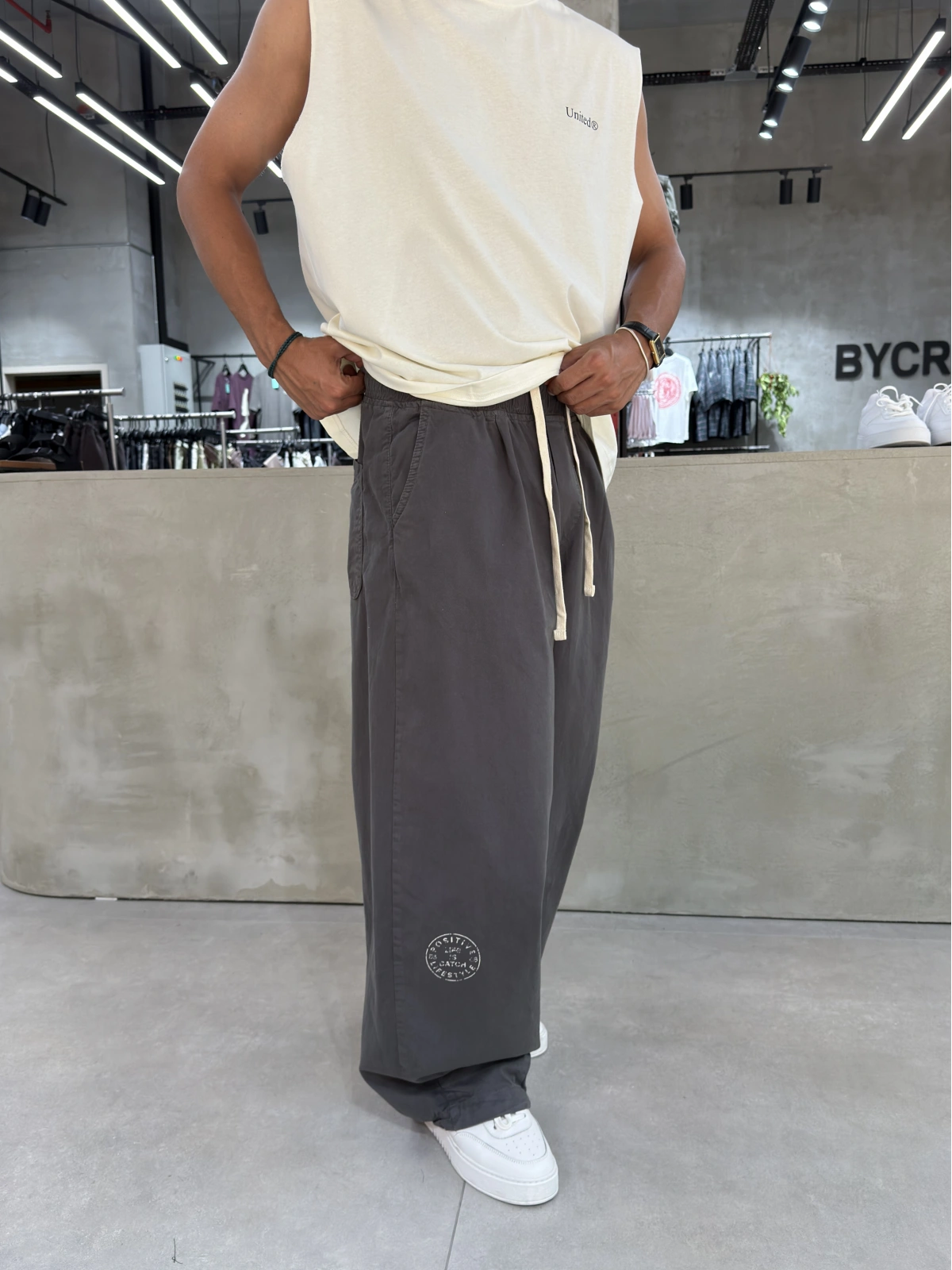 1974 Antrasit Gabardin Extra Bol Baggy