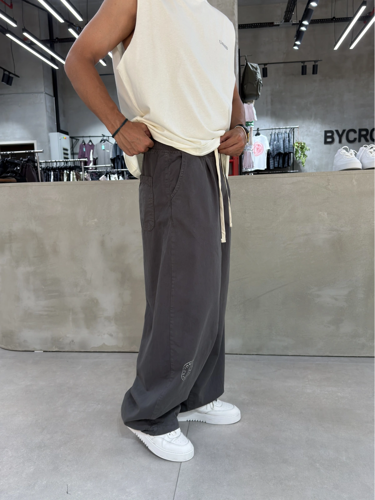 1974 Antrasit Gabardin Extra Bol Baggy