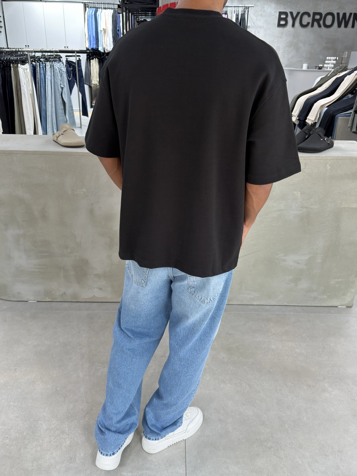 Siyah Ravage Oversize T-Shirt