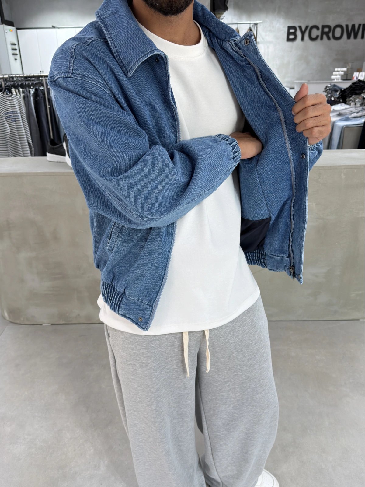Mavi Denim Oversize Bomber Ceket
