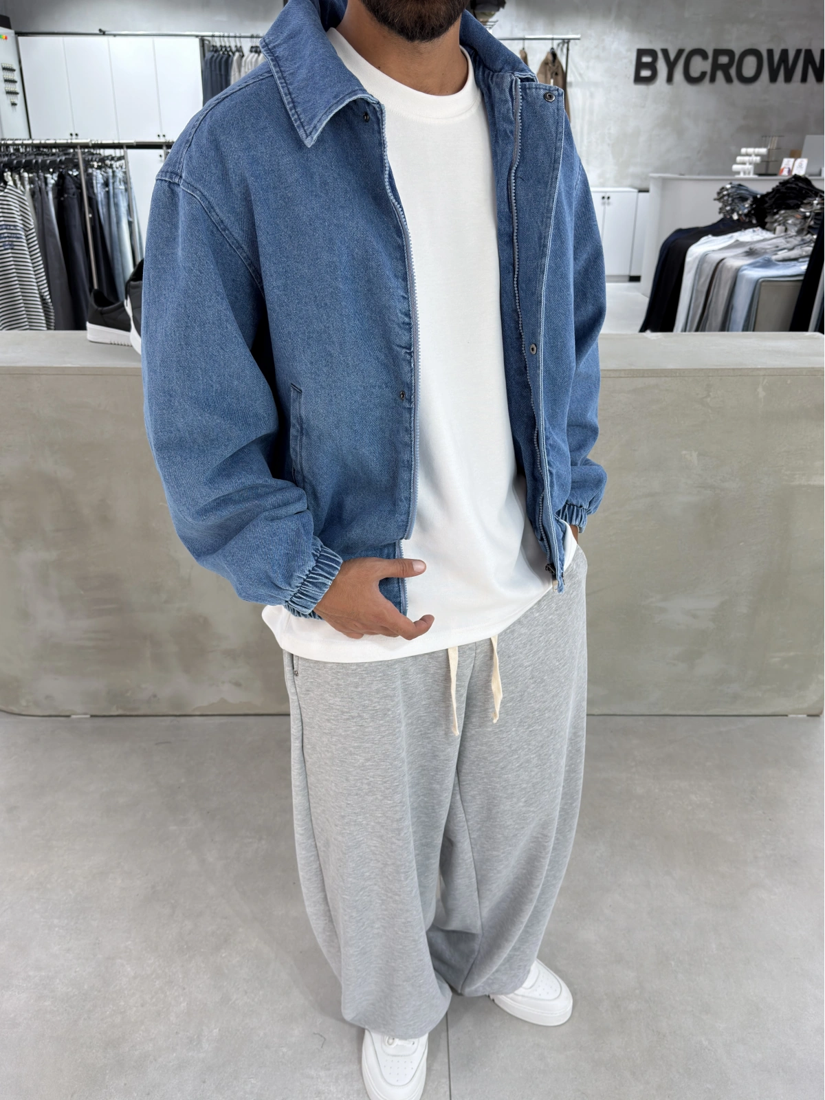 Mavi Denim Oversize Bomber Ceket