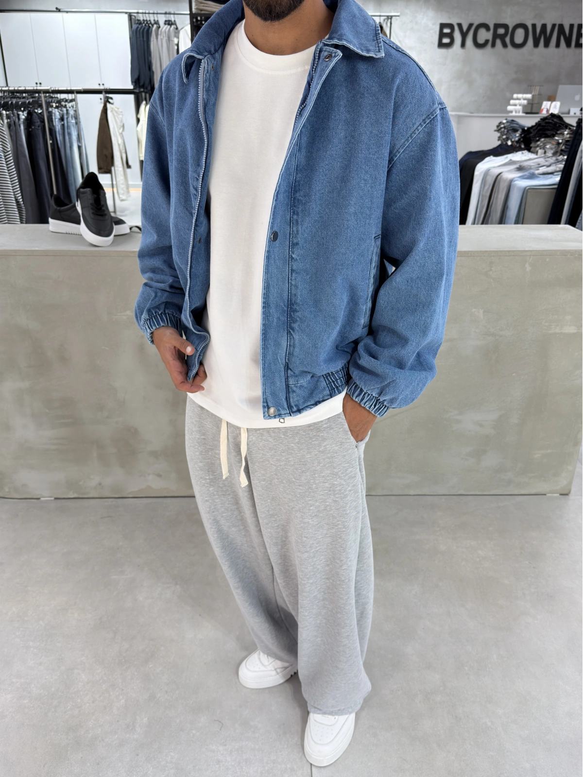 Mavi Denim Oversize Bomber Ceket