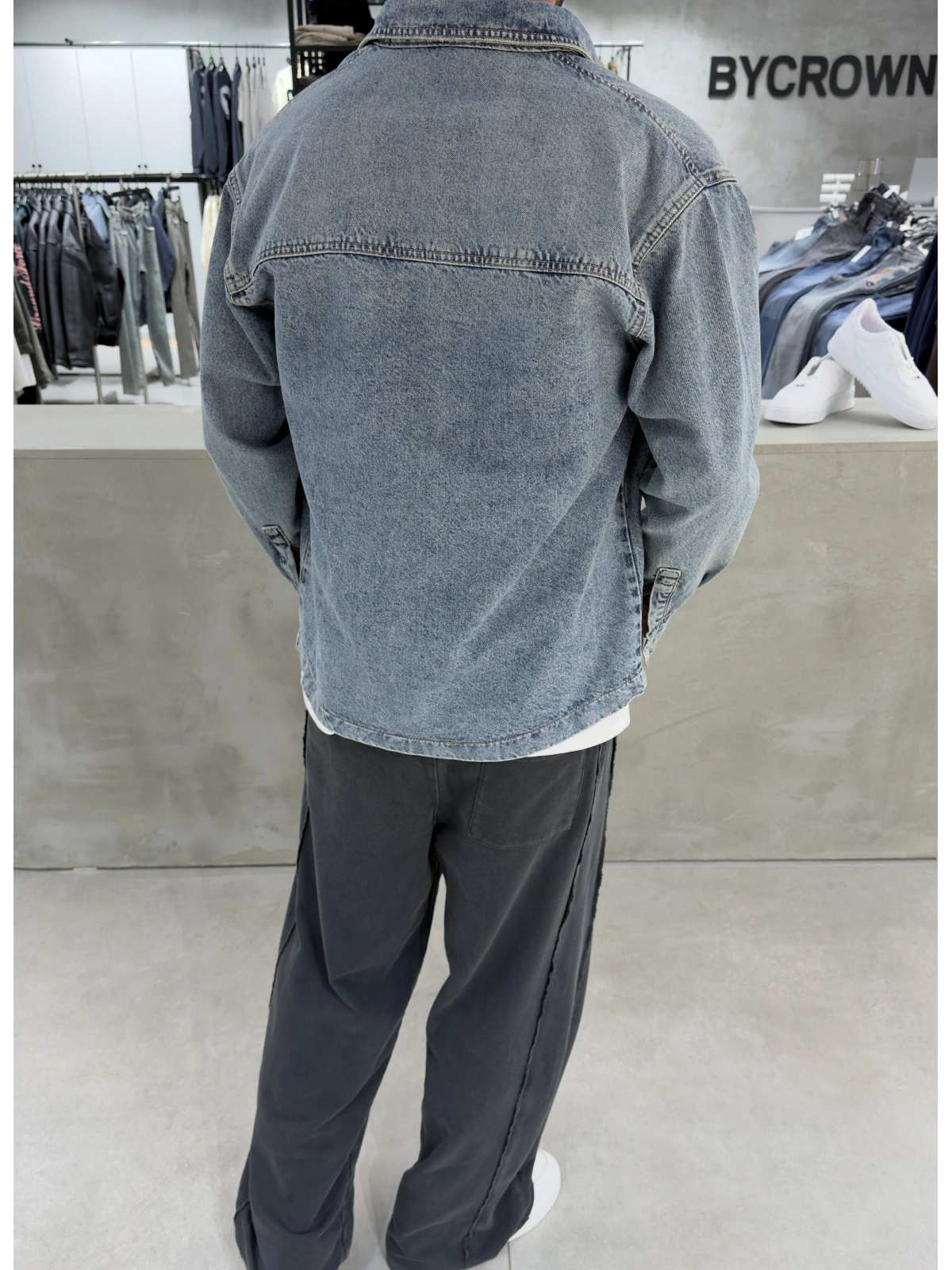 Mavi Premium Oversize Denim Ceket
