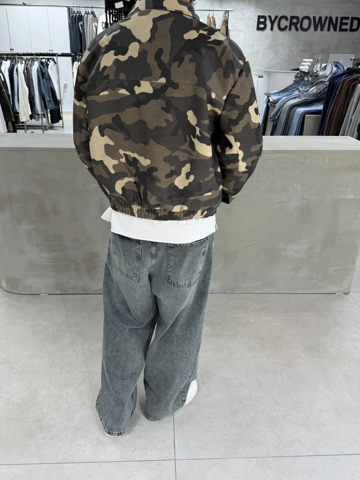 Kamuflaj Premium Oversize Ceket