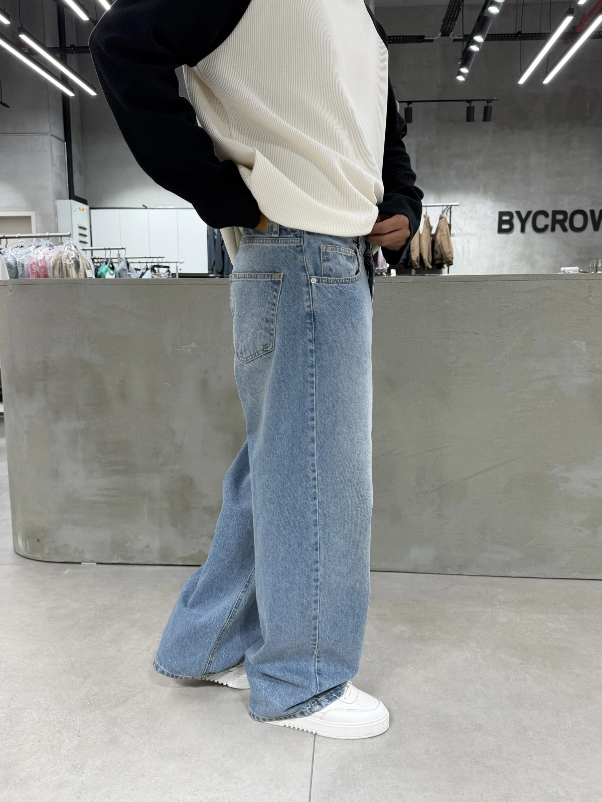 Mavi Eskitme Life Bol Kalıp Baggy Jean