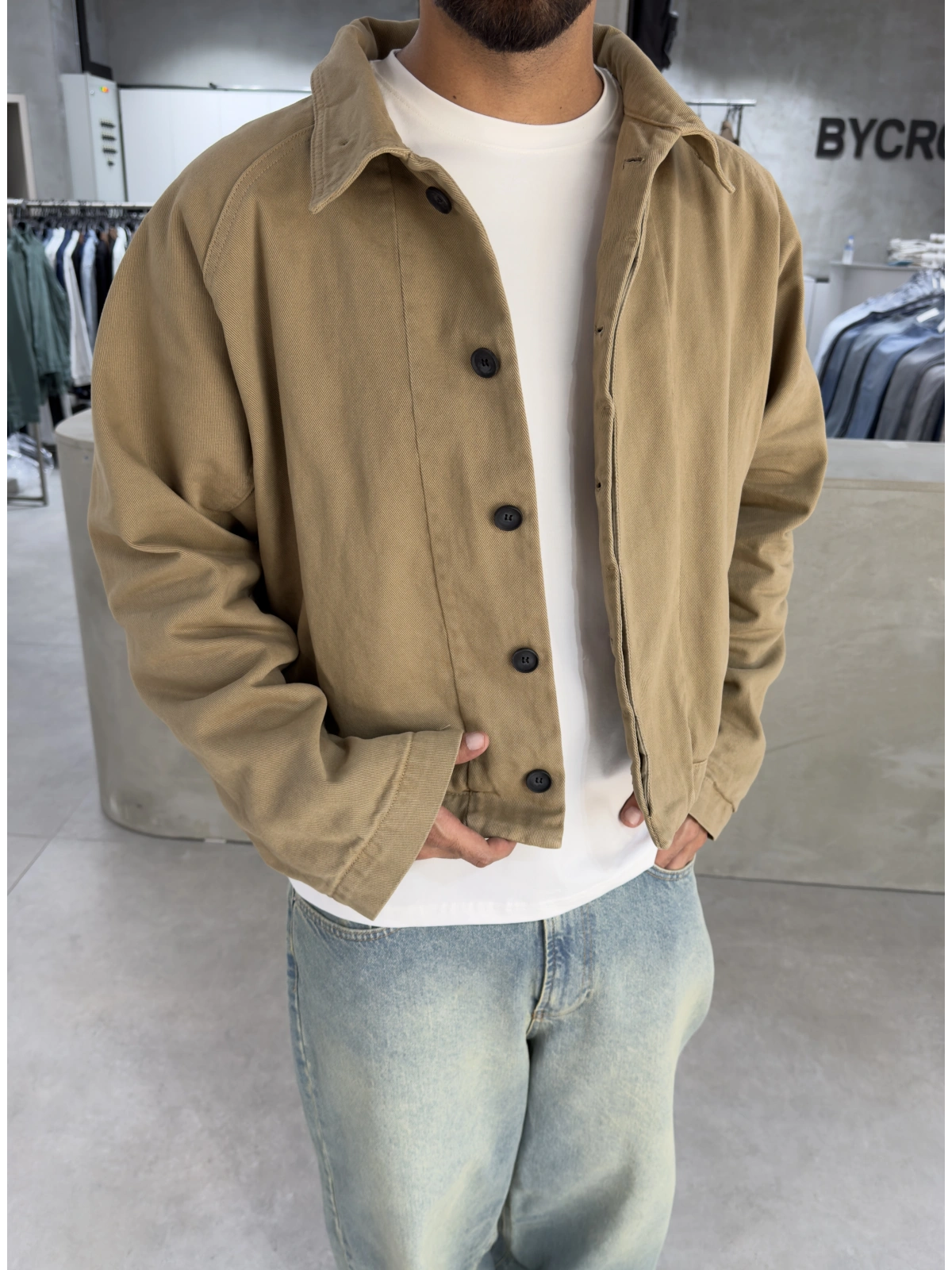 Bej Premium Coats Trençkot