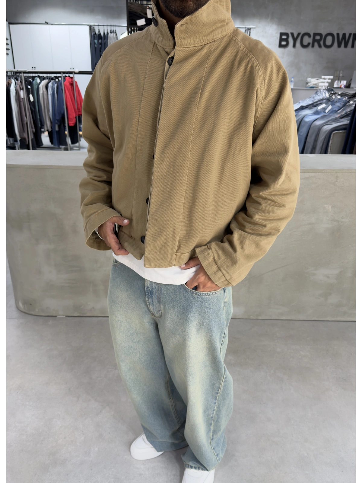 Bej Premium Coats Trençkot