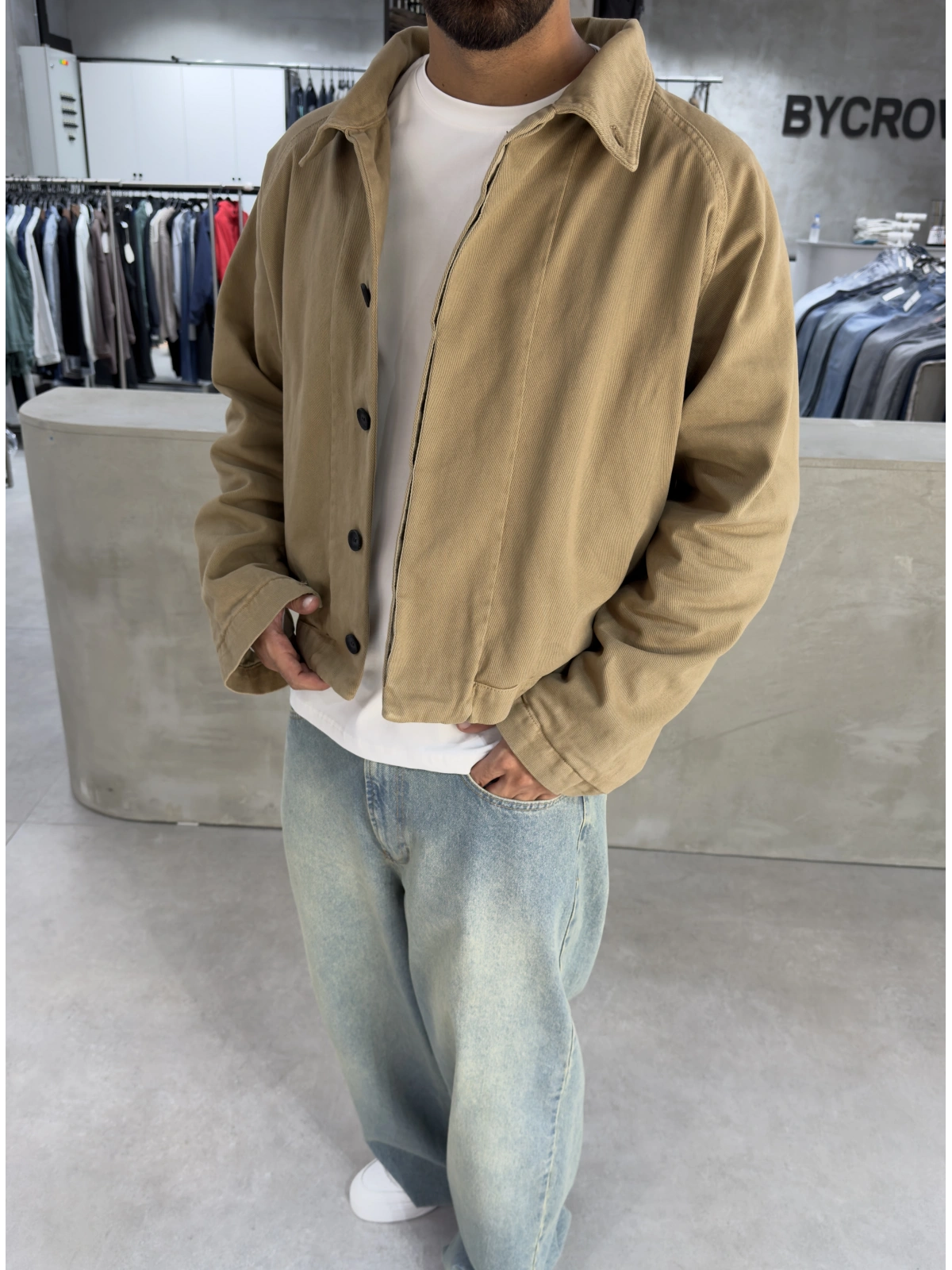Bej Premium Coats Trençkot