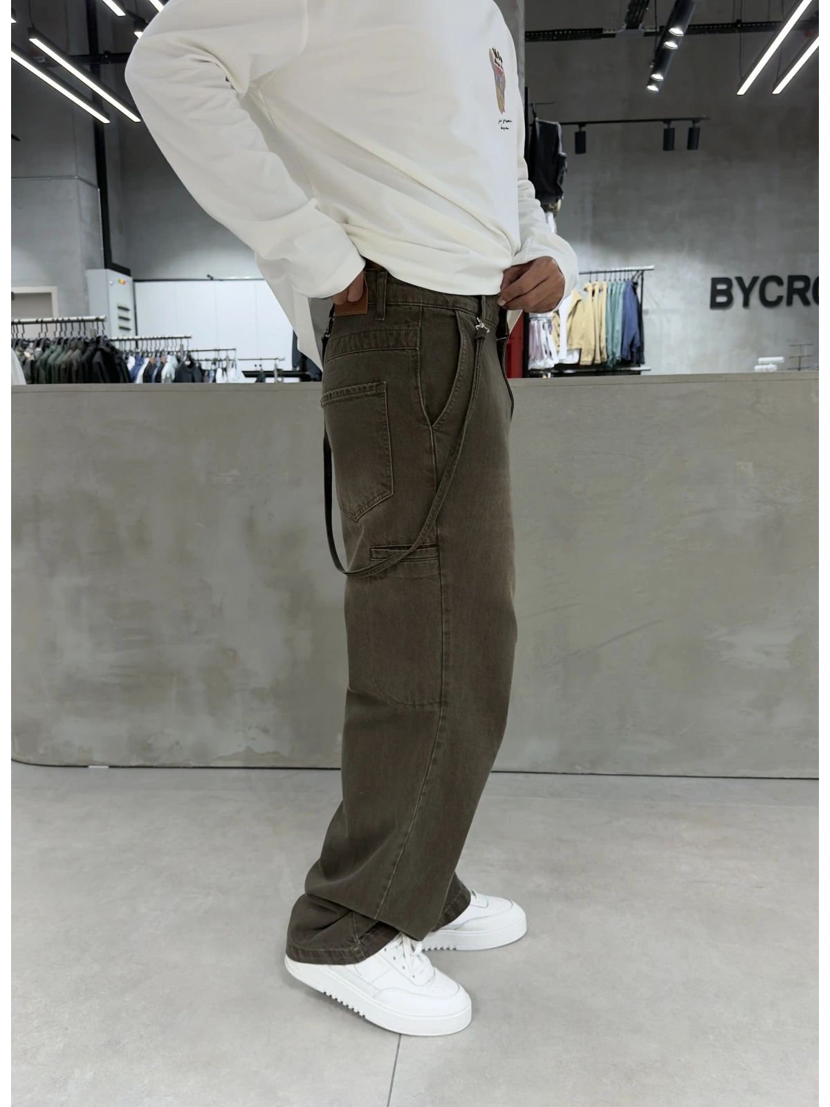 Kahve Premium Style Baggy Jean