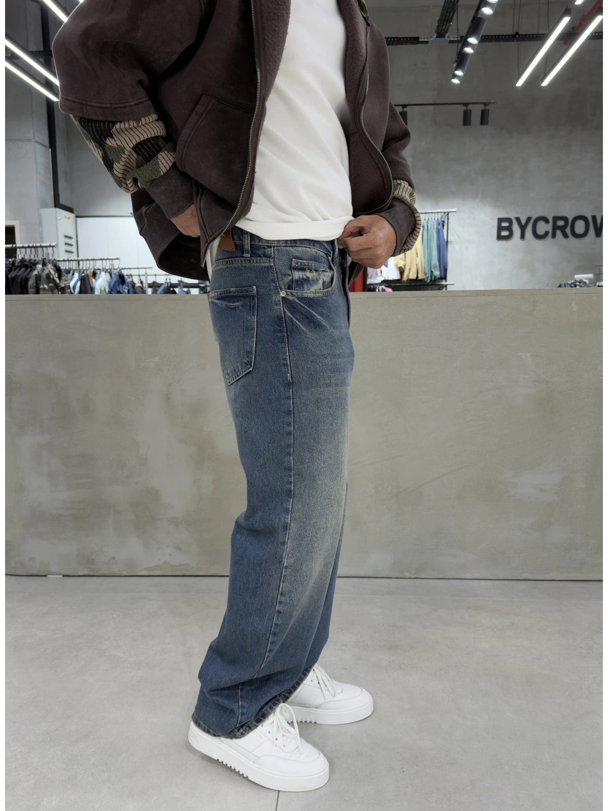 Mavi Yıkamalı WeLoose Baggy Jean