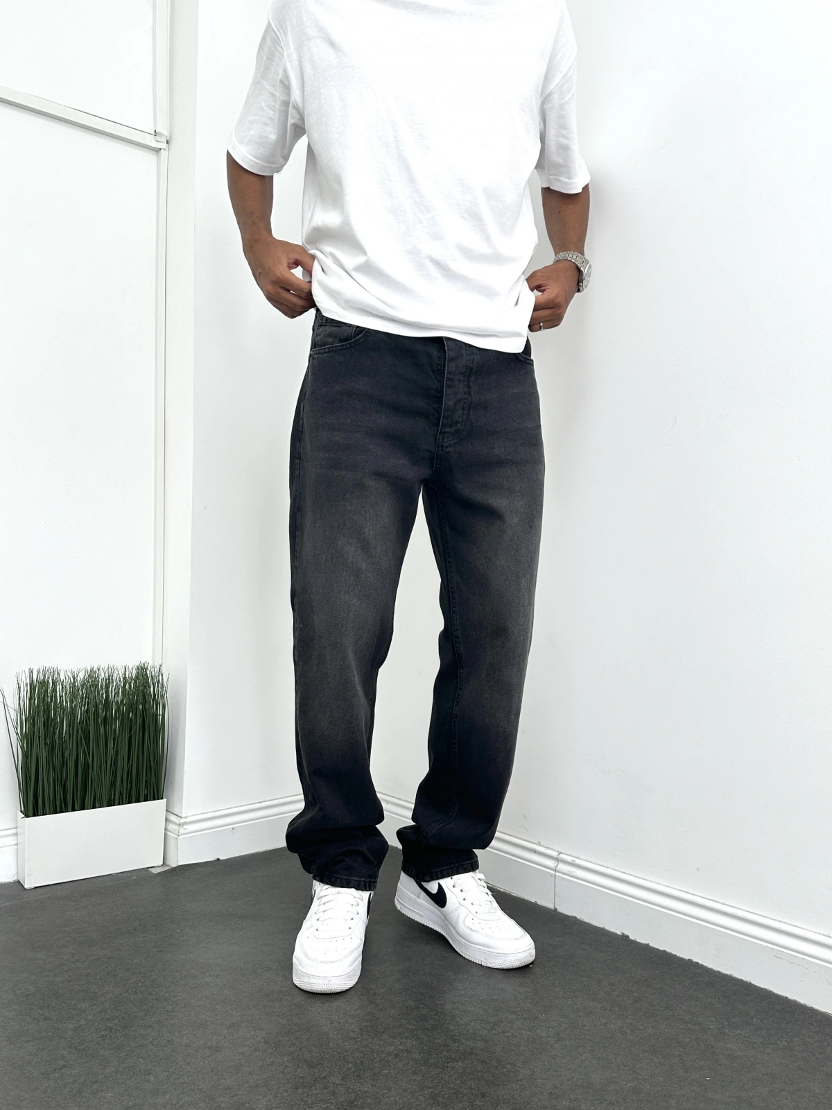 Antrasit Eskitme Baggy