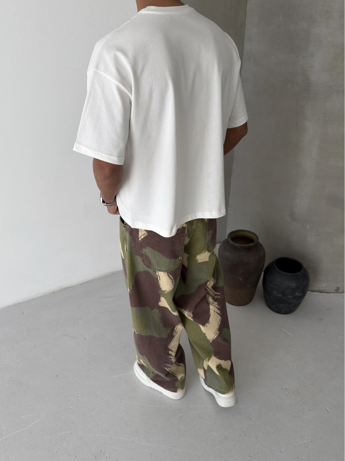 Beyaz Boxy Oversize T-shirt
