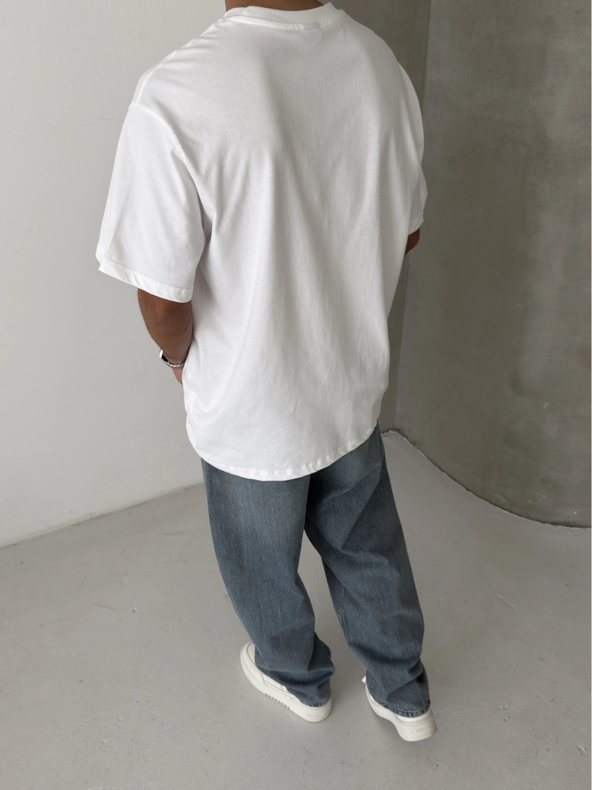 Beyaz Love Oversize T-shirt