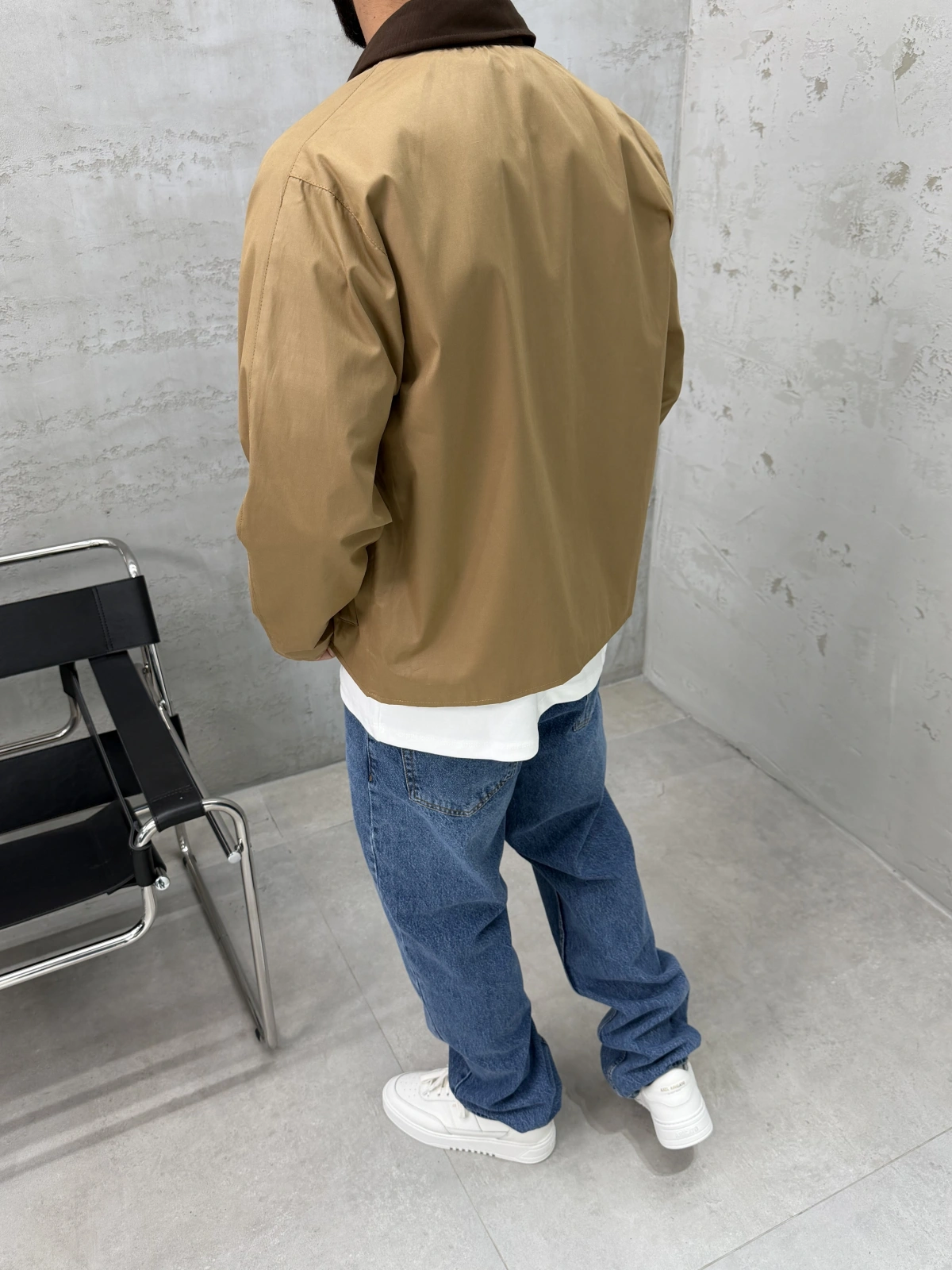Hardal Oversize Yaka Detay Ceket