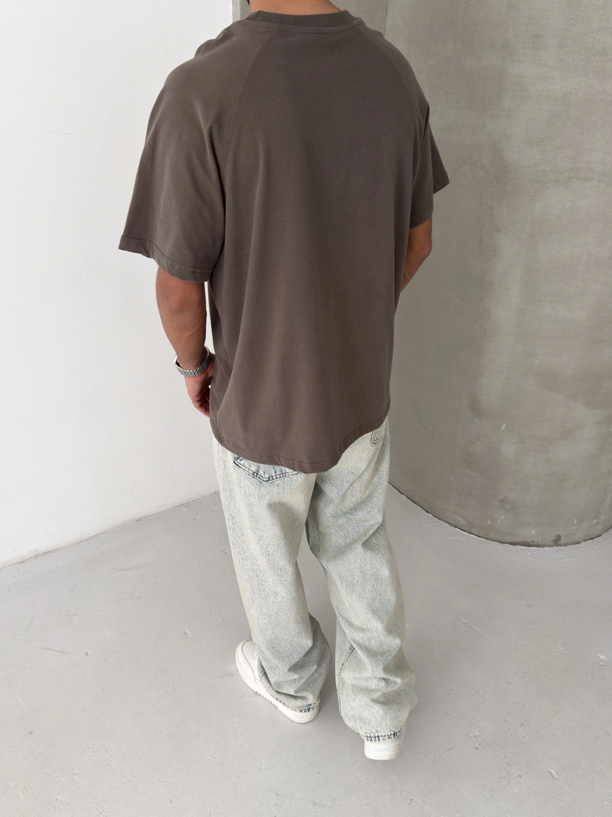 Kahve Premium Oversize T-Shirt