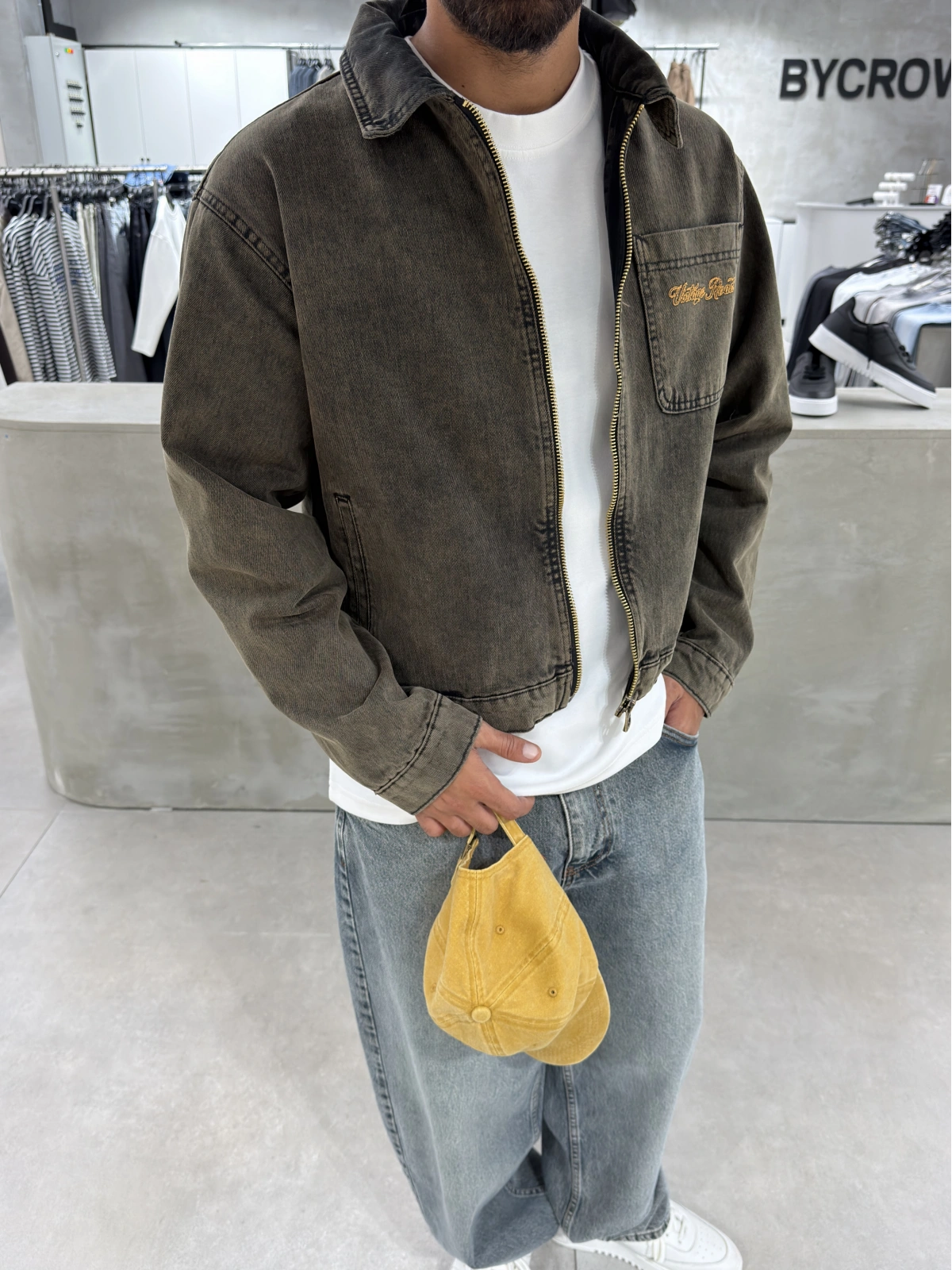 Kahve Premium Vintage Oversize Boxy Ceket