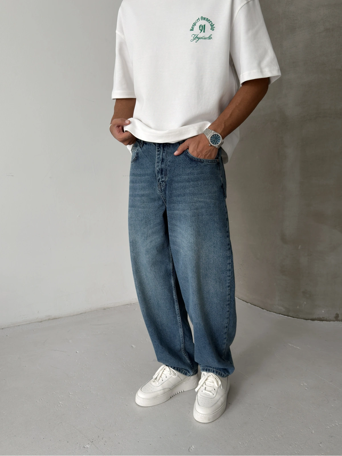 Mavi Baloon Fit Baggy Jean