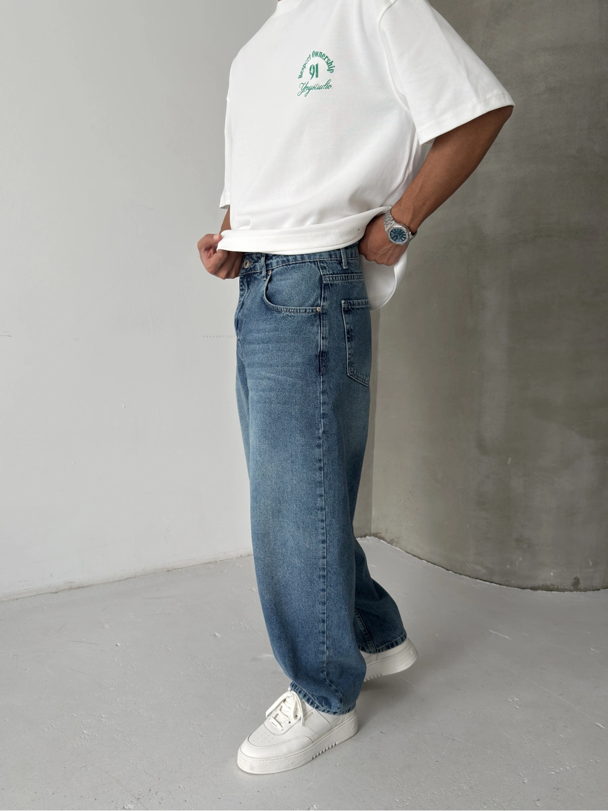 Mavi Baloon Fit Baggy Jean