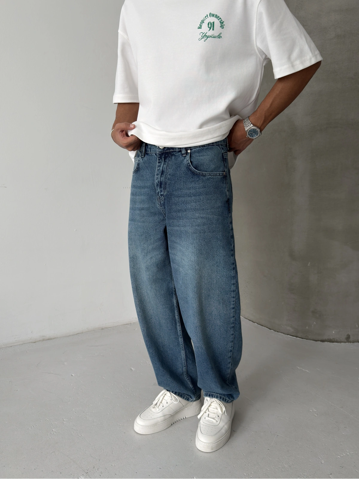 Mavi Baloon Fit Baggy Jean
