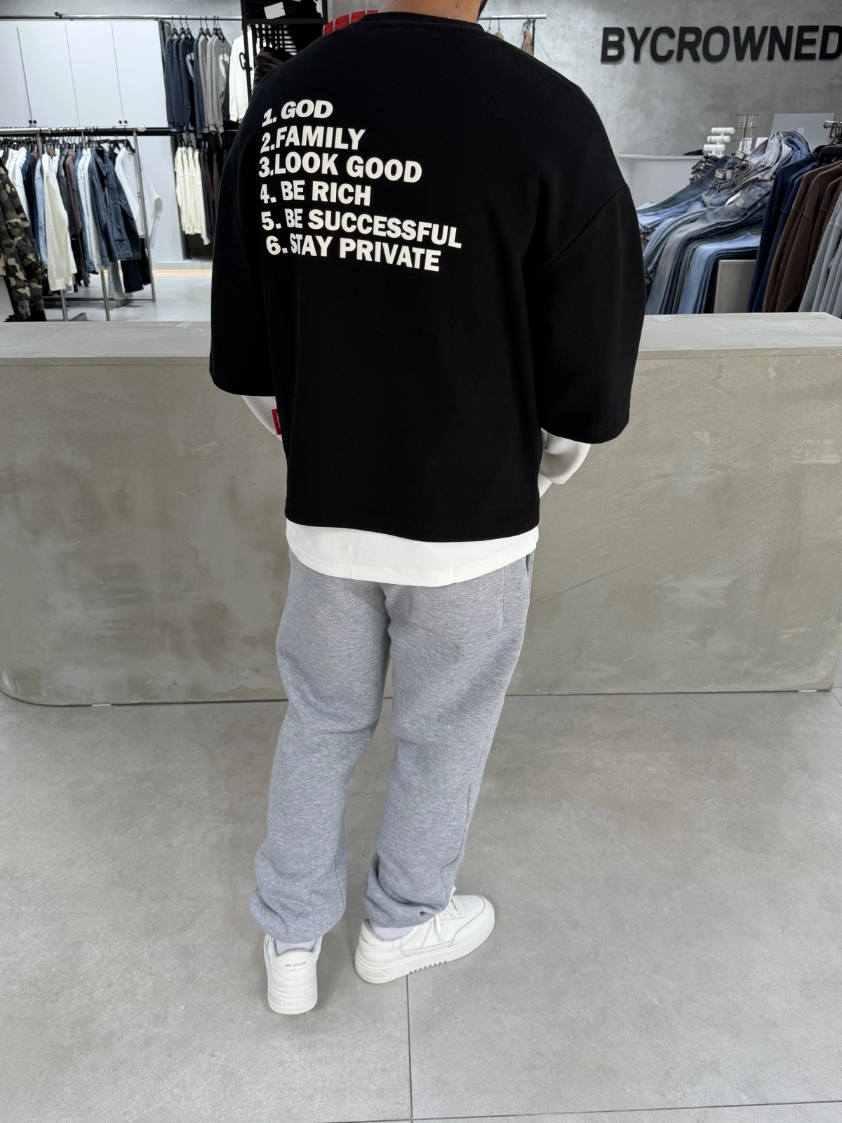 Siyah Mind 6 Oversize Sweat