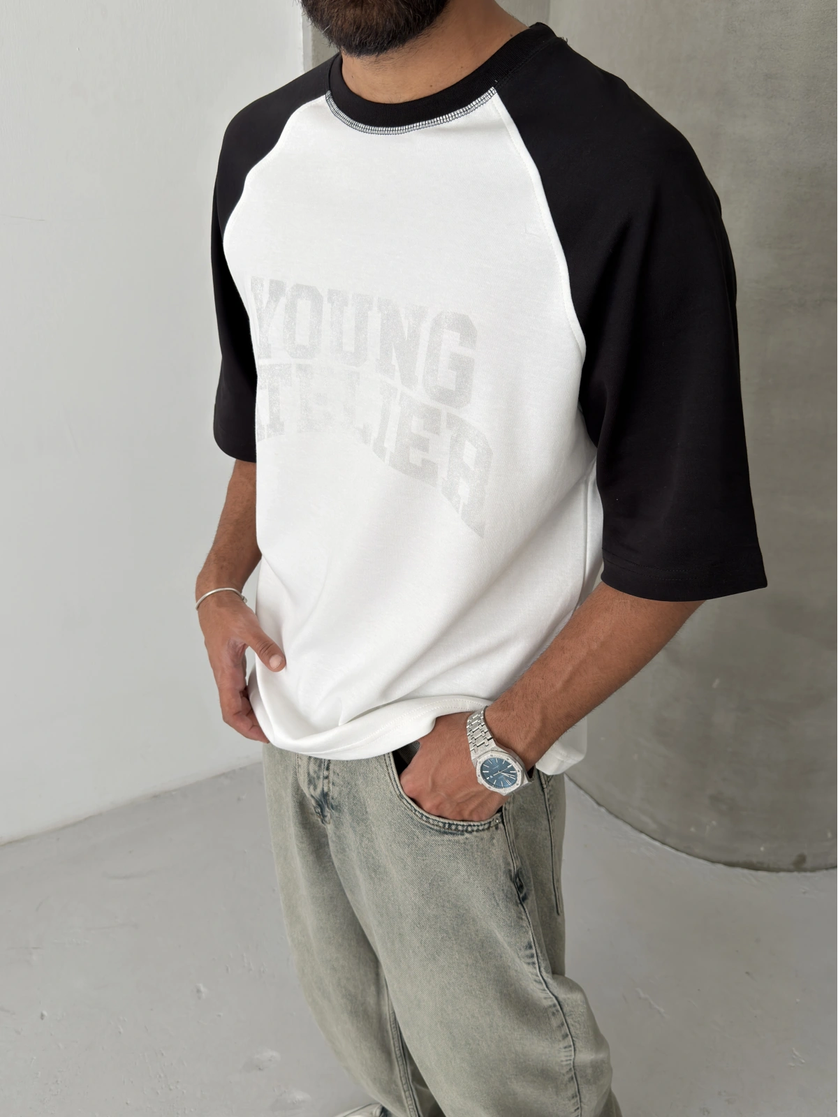Siyah Young Oversize T-shirt
