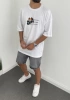 Energy Bol Kalıp Baskı Detaylı T-Shirt