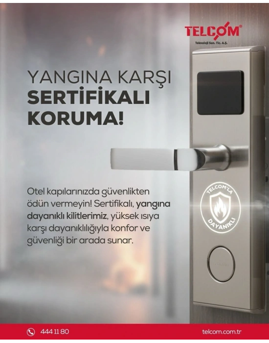 Coral Kartlı Otel Kapı Kilidi