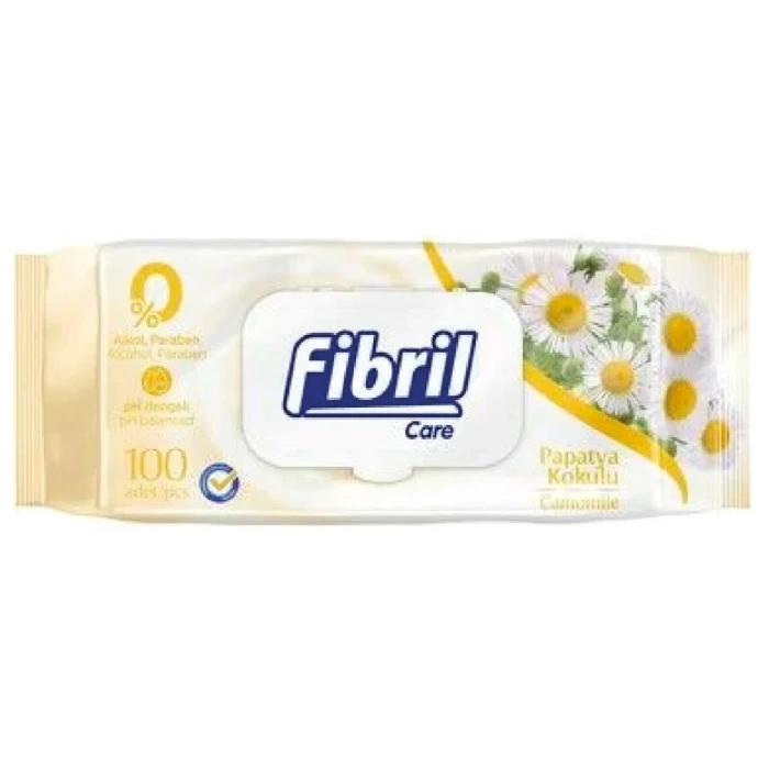 Fibril Papatya Kokulu Islak Mendil 90 lı