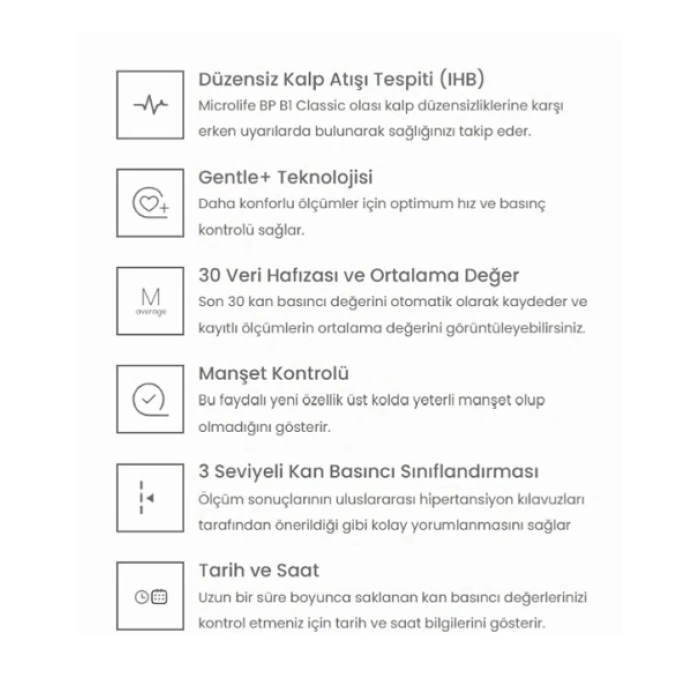 Microlife Koldan Ölçer Tansiyon Aleti