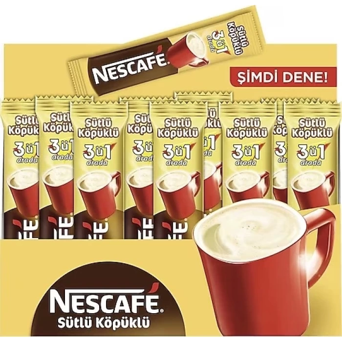 Nescafe Sütlü Köpüklü 3 ü 1 Arada 17.4 gr 56 lı