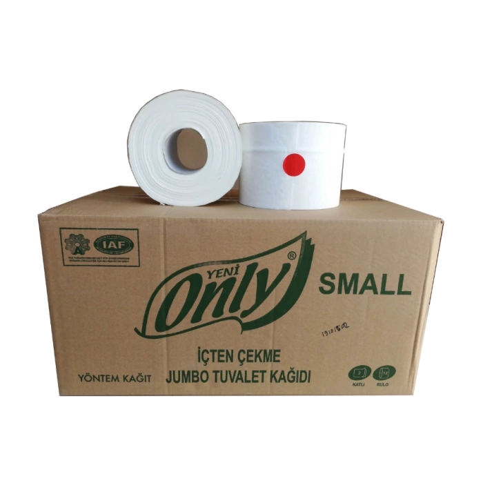 Only 12 X 120m İçten Çekmeli Jumbo Tuvalet Kağıdı Small(S)