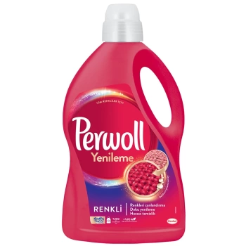 Perwoll Geliştirilmiş Renkli Sıvı Deterjan 54 Yıkama 2.970Ml