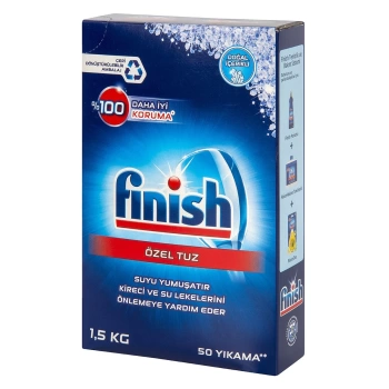 Finish Kireç Kalıntılarına Karşı Koruyucu Bulaşık Makinesi Tuzu 1500 g